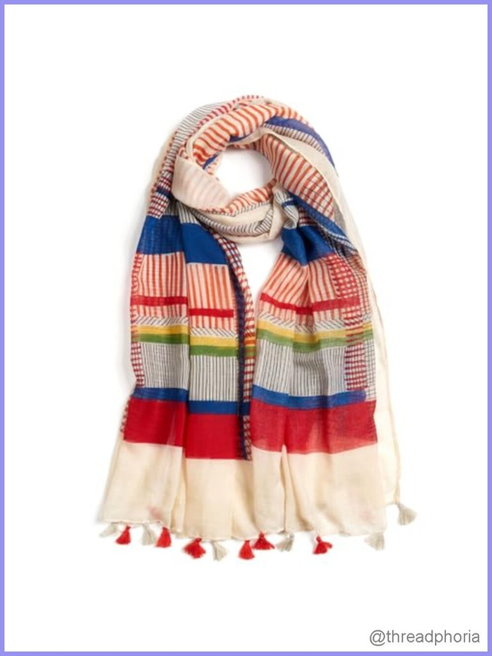 Lightweight Soft Voile Floral Print Scarf Shawl Wrap with Fringe 70x33 Inches
